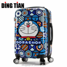 Printing Pattern Custom Luggage Travel Bags Set Huge Capacity Cabin Suitcase ABS/PC Pilot Bag Valise